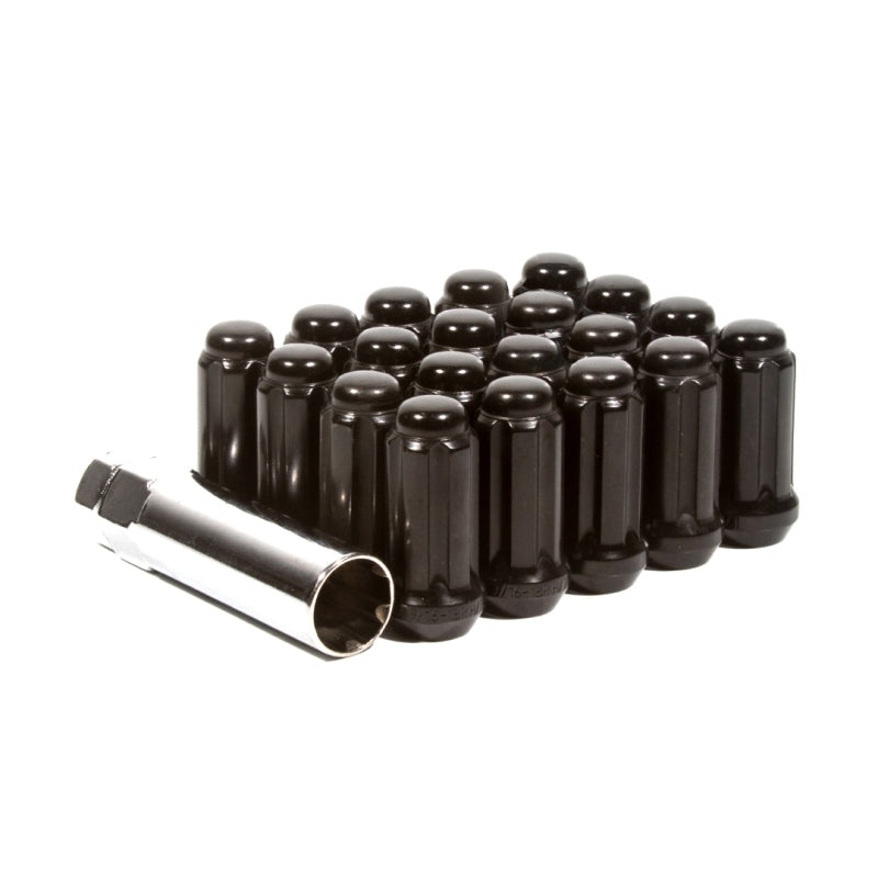 Method Lug Nut Kit – Extended Thread Spline – 14×1.5 – 5 Lug Kit – Black