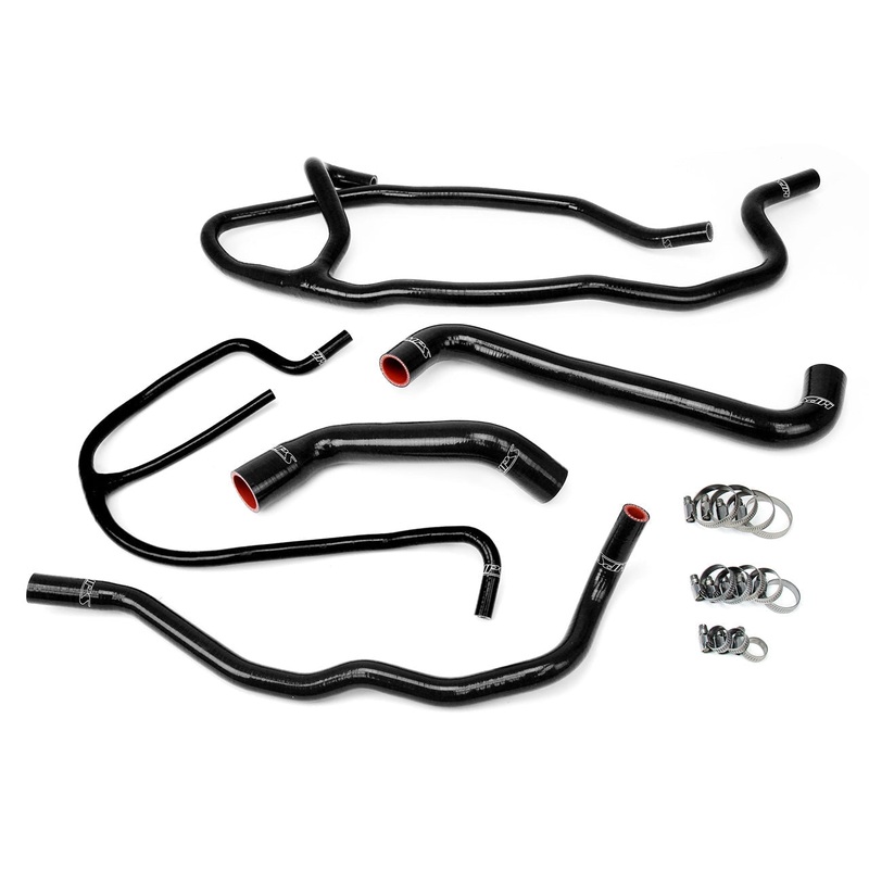 HPS Silicone Radiator + Heater Coolant Hose Kit | 2005 – 2007 Chevrolet Corvette Base  (57-1277-BLK)