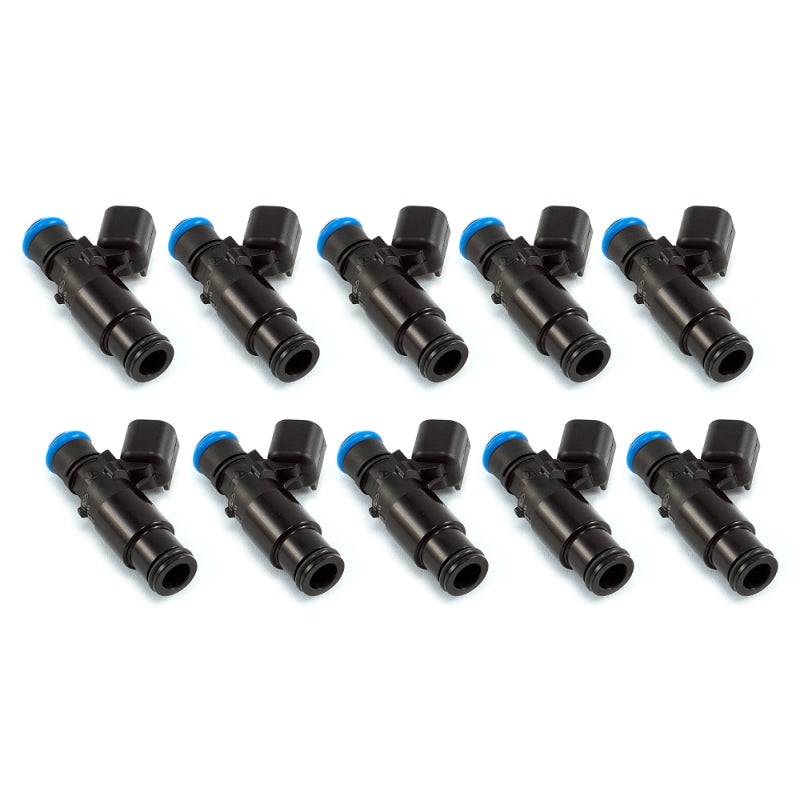 Injector Dynamics ID1300x Injectors – 14mm Bottom Adapters Black-Set of 10 |2008+ Dodge Viper (1300.48.14.14B.10)