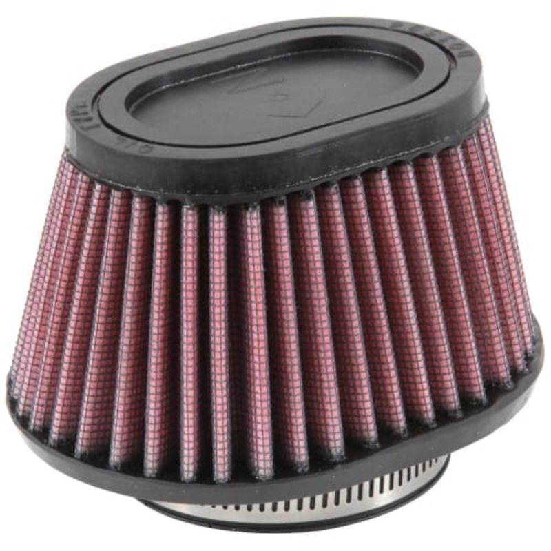K&N 2 7/16″ Flange 4.5×3.75 ” Base 3.5×2.5 ” Top 2.75 ” Universal Rubber Filter (RU-2780)