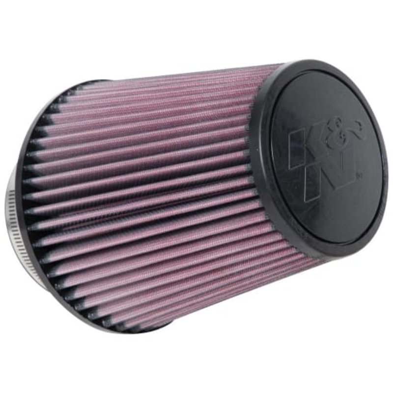 K&N 4in Flange/6-1/2in B/4-1/2in T/7in Universal Clamp-On Air Filter (RU-1032)