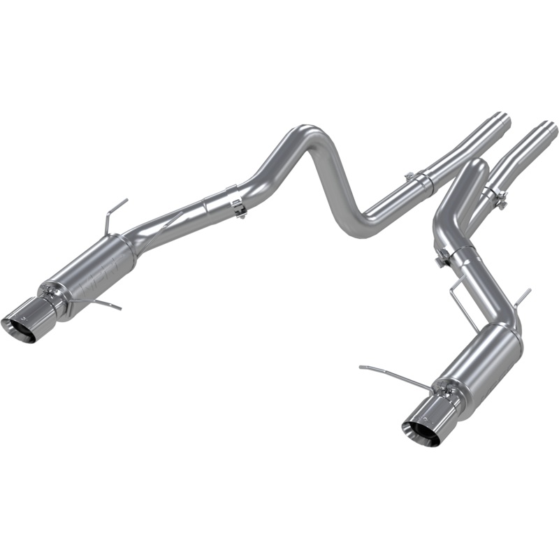 MBRP 3-Inch Race Dual Exit Cat-Back Exhaust w/ Stainless Steel Tips | 2011 – 2012 Ford GT500 & 2011 – 2014 GT (S7264409)
