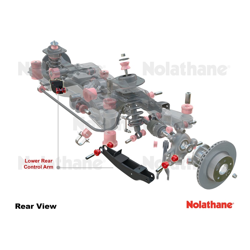 Nolathane Rear Toe Arm – Inner Bushing Kit | 2012-2019 BMW 3-Series, 2014-2021 BMW 2-Series, and 2014 BMW 4-Series (REV072.0008)