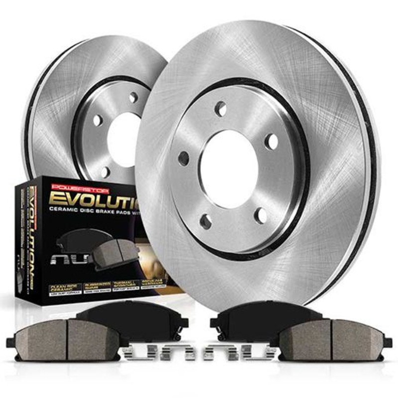 Power Stop Front & Rear Autospecialty Brake Kit | 2003-2005 Infiniti G35 / 2003-2005 Nissan 350Z (KOE2710)