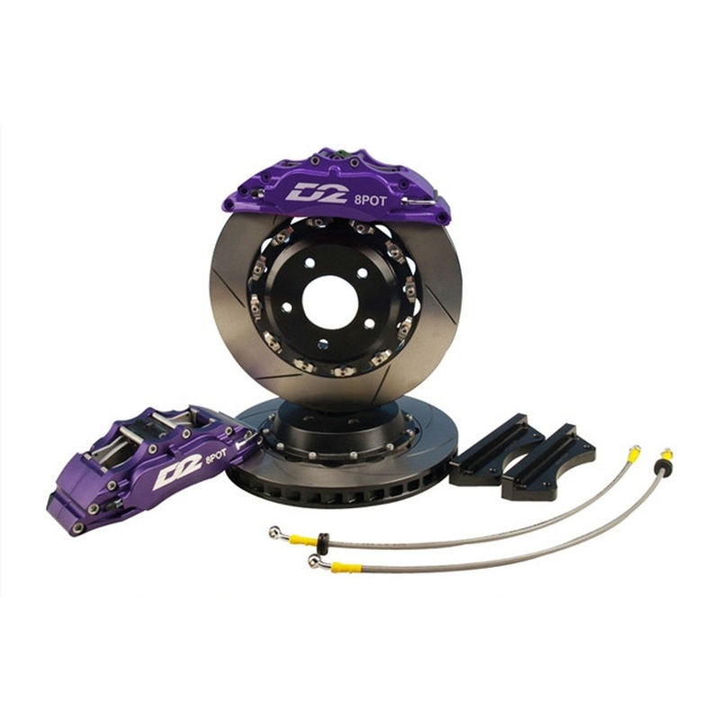 D2 Racing 4 Piston Front Big Brake Kit with 286mm Rotors (D2-BBKF286-RC