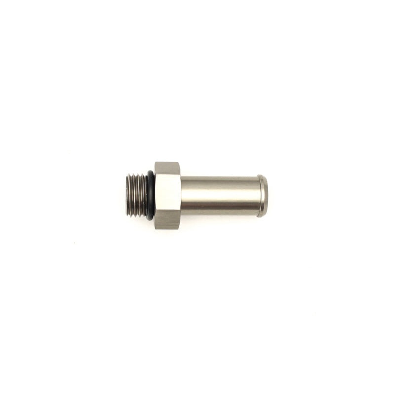 DeatschWerks 6AN ORB Male To 1/2in Barb Fitting Single Barb – Incl O-Ring (6-02-0503)