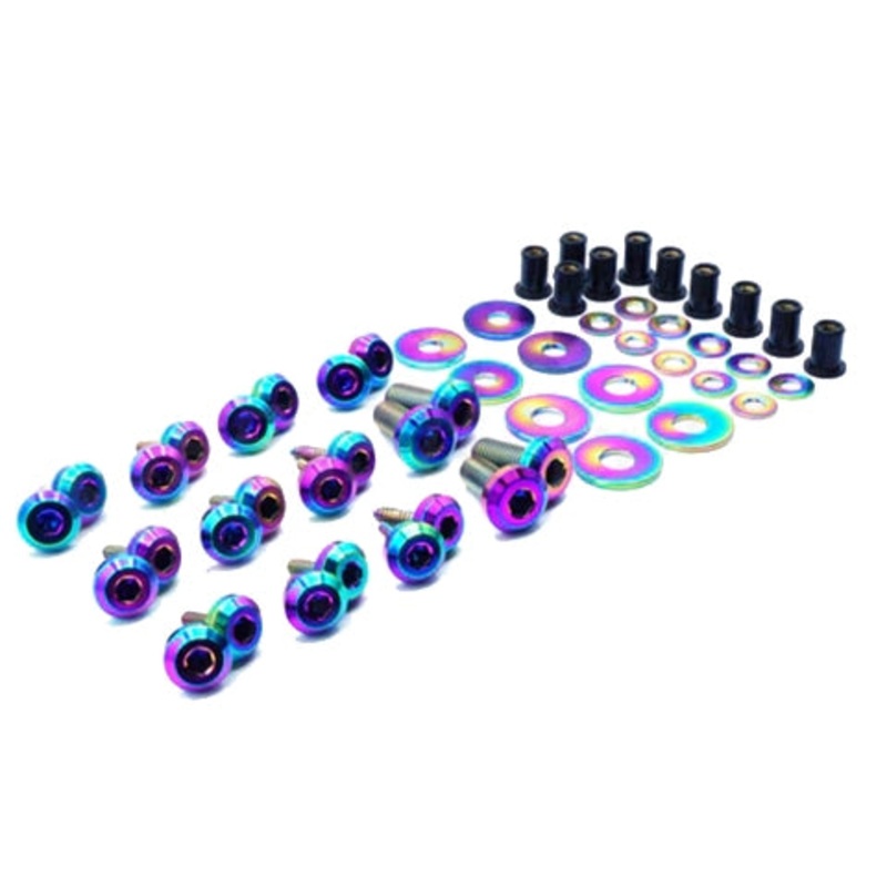 Dress Up Bolts Stage 2 Titanium Hardware Trunk Kit | 2000-2006 BMW M3 (BMW-028-Ti)