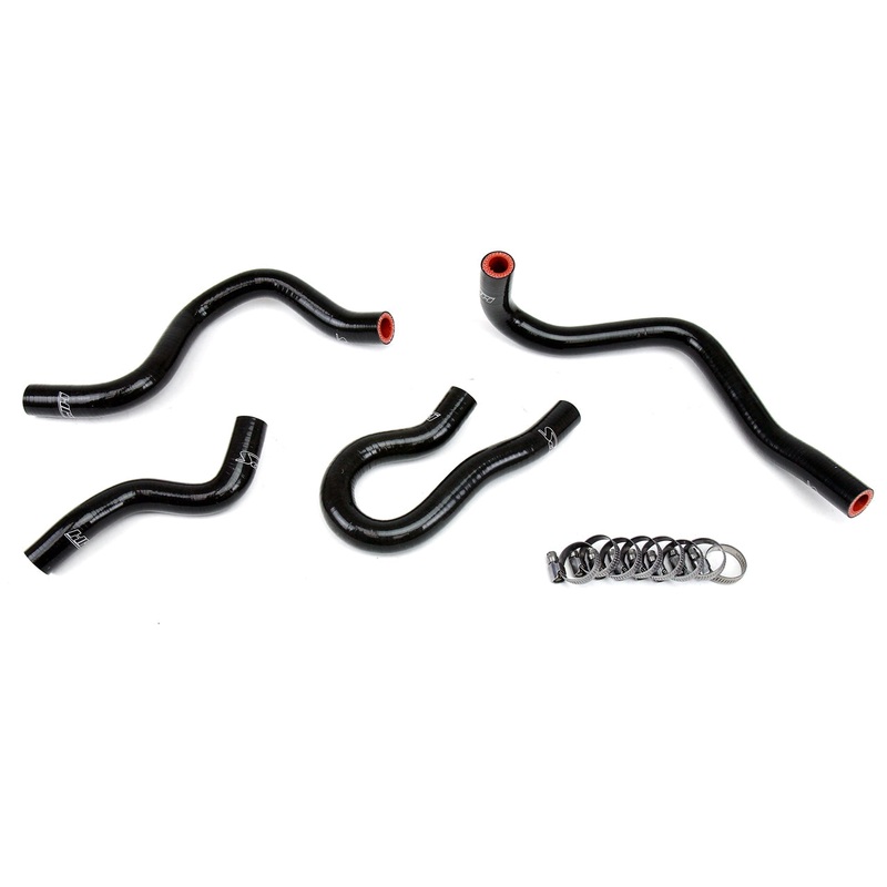 HPS Silicone Heater Coolant Hose Kit | 1996 – 2000 Honda Civic CX/ DX/ LX   (57-1773-BLK)