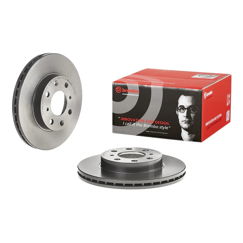 Brembo PRIME UV Coated Front Disc Brake Rotor | 1994 Honda Civic Si & 1996 Honda Civic Del Sol Si (09.5285.11)