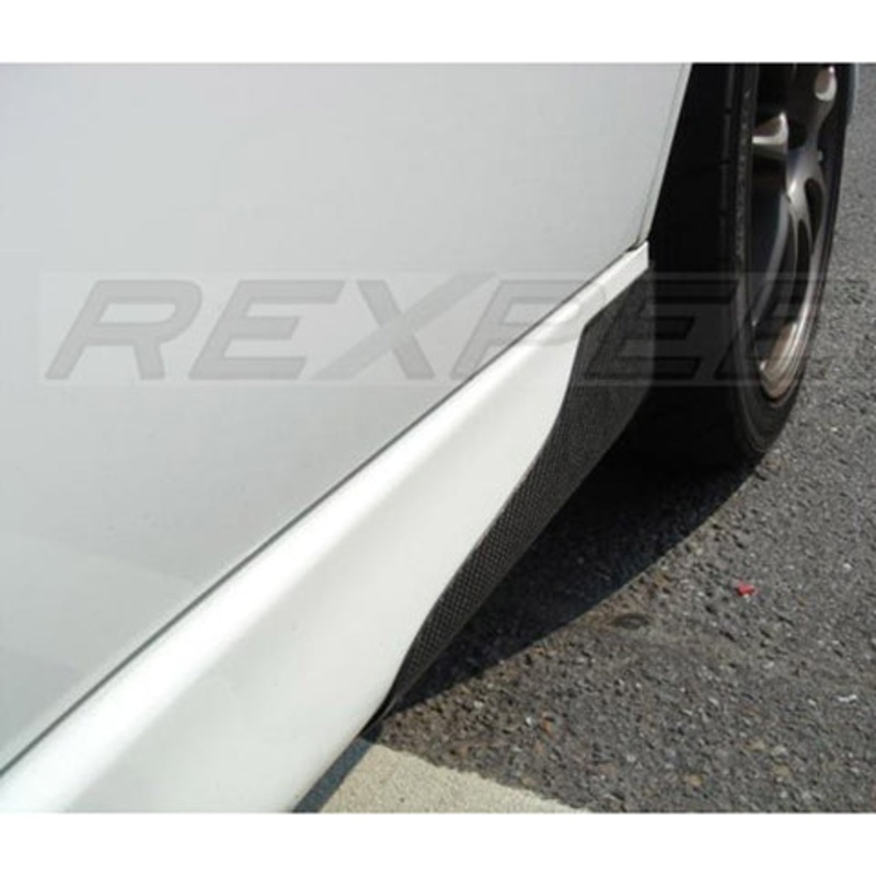 Rexpeed Carbon Fiber Side Spats | 2003-2006 Mitsubishi Evo 8/9 (R01)