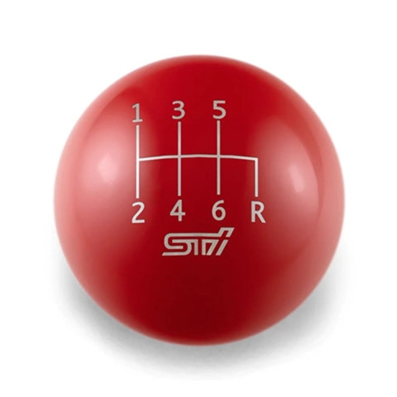 Billetworkz Weighted Shift Knob – 6 Speed STI Engraving | 2004-2021 Subaru WRX STI (BW-KNB-STI6)