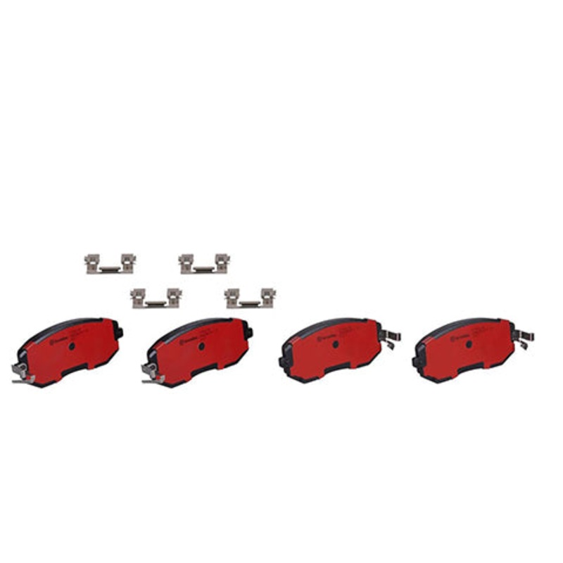 Brembo OEM Equivalent Ceramic Front Brake Pads | 2013-2016 Scion FR-S, 2013-2015 Subaru BRZ, and 2011-2014 Subaru WRX (P78021N)