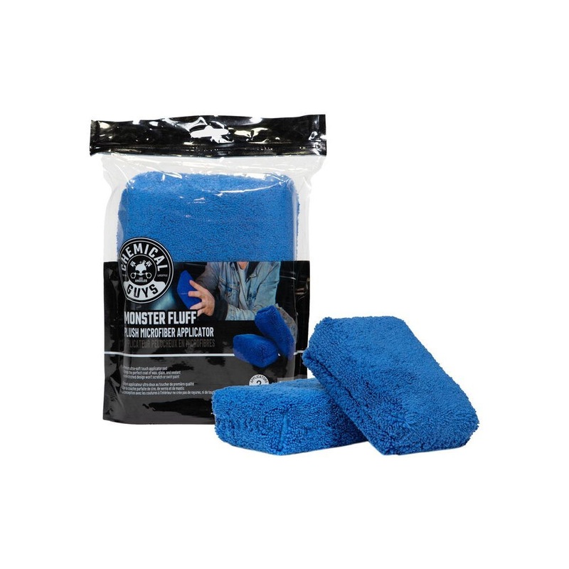 Chemical Guys Blue Thick -Microfiber Applicator Premium Grade | Universal (MIC28602)