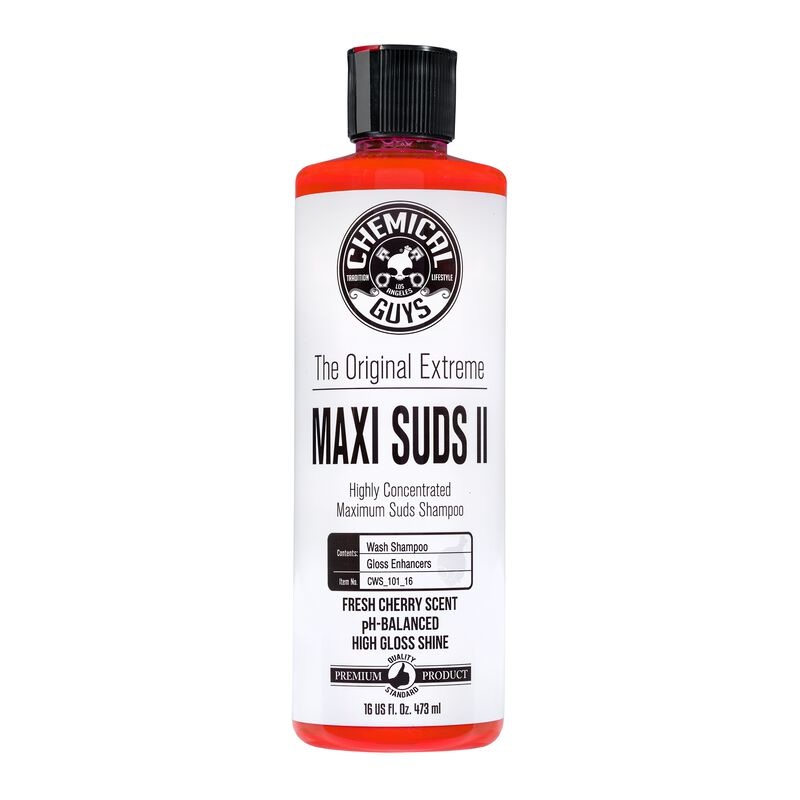 Chemical Guys Maxi Suds 2 High Foam Maintenance Shampoo and Gloss Booster (CWS_101)