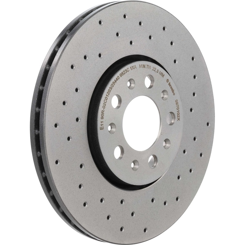 XTRA Drilled Front Disc Brake Rotor – 09.7010.2X
