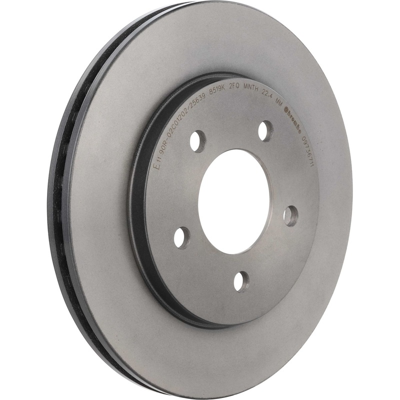 PRIME UV Coated Front Disc Brake Rotor – 09.7367.11