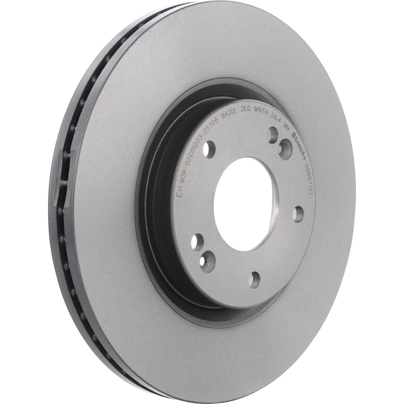 PRIME UV Coated Front Disc Brake Rotor – 09.B671.21