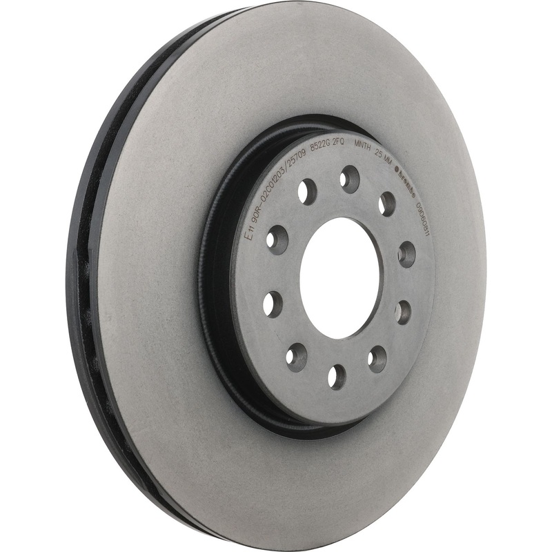 PRIME UV Coated Front Disc Brake Rotor – 09.D608.11