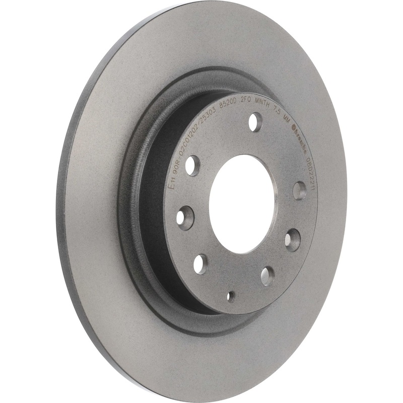 PRIME UV Coated Rear Disc Brake Rotor – 08.D222.11