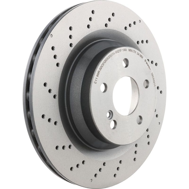 PRIME UV Coated Rear Disc Brake Rotor – 09.C502.11
