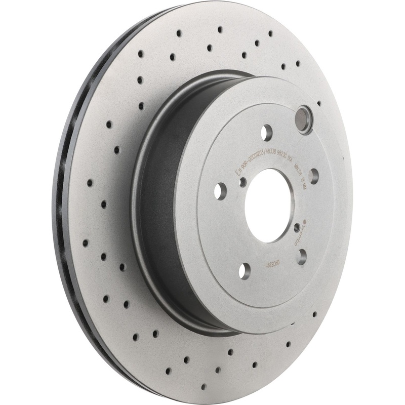 PRIME UV Coated Rear Disc Brake Rotor – 09.C829.11