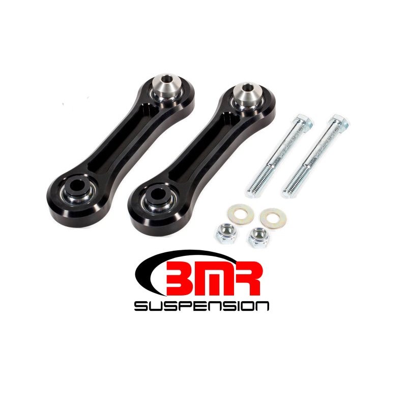 BMR 15-17 S550 Mustang Rear Lower Control Arms Vertical Link w/ Spherical Bearings – Black