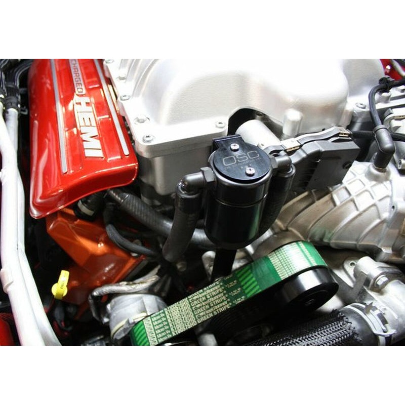 J&L 15-25 Dodge Hellcat/Demon 6.2L Hemi Passenger Side Oil Separator 3.0 – Black Anodized