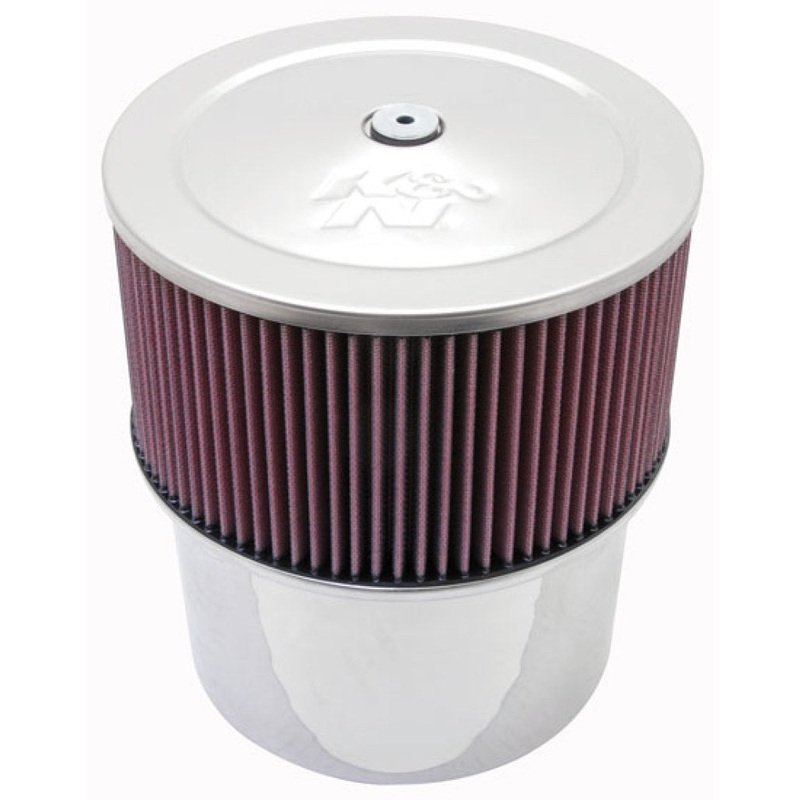 K&N 7-5/16in Flange 10in Height Velocity Stack Assembly – Red