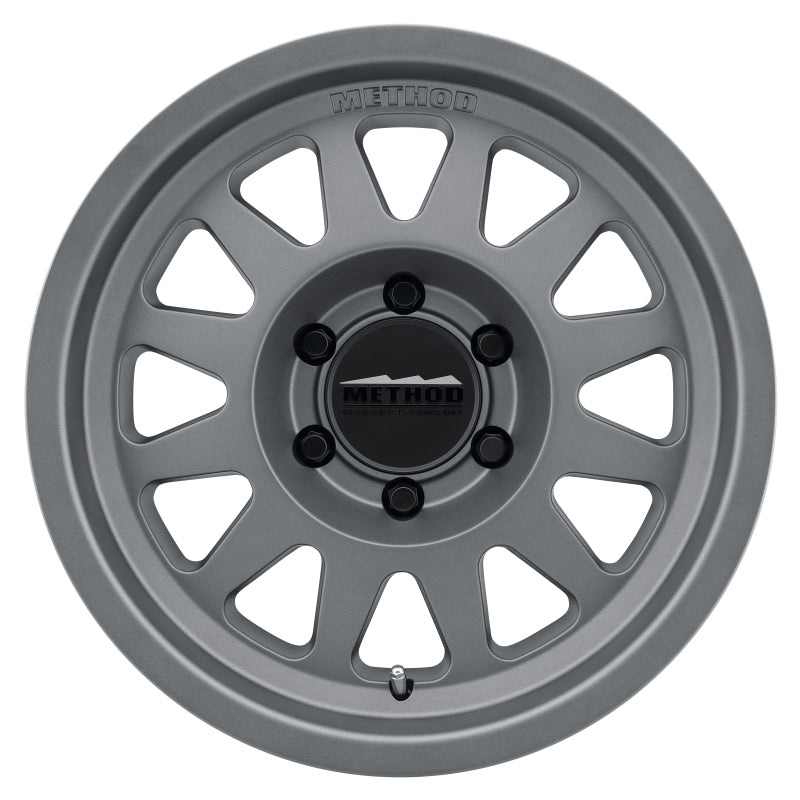 Method MR704 17×8.5 0mm Offset 6×5.5 106.25mm CB Matte Titanium Wheel