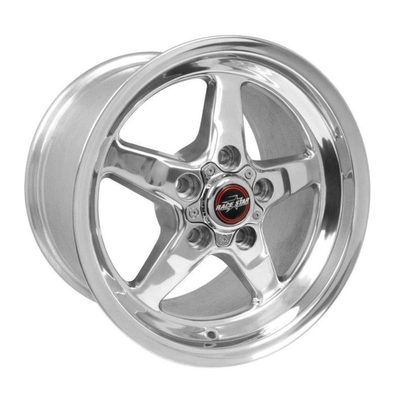 Race Star 92 Drag Star 15×10.00 5×4.75bc 7.25bs Direct Drill Polished Wheel