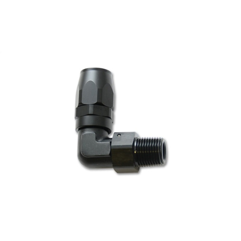 Vibrant Male NPT 90 Degree Hose End Fitting -10AN – 3/8 NPT