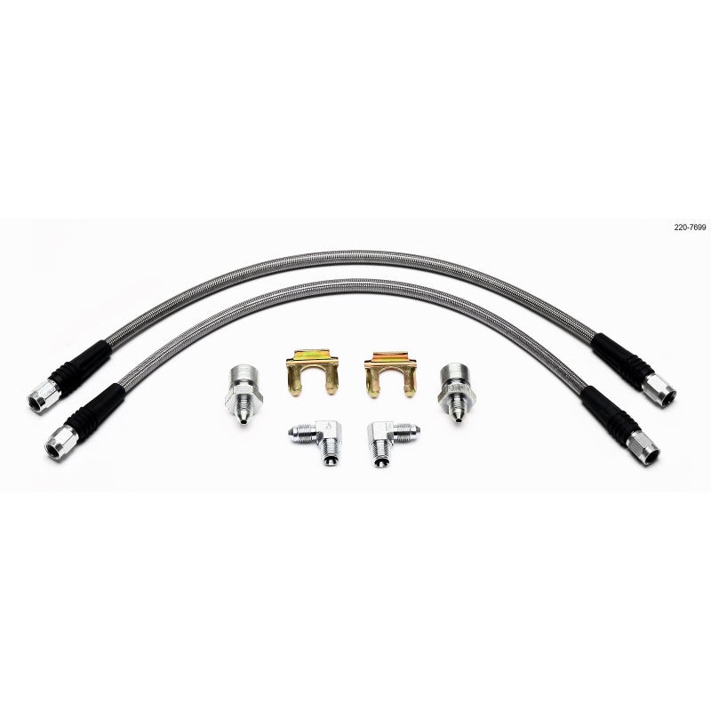 Wilwood Flexline Kit 55-57 Chevy w/ Forged Dynalite Front Caliper