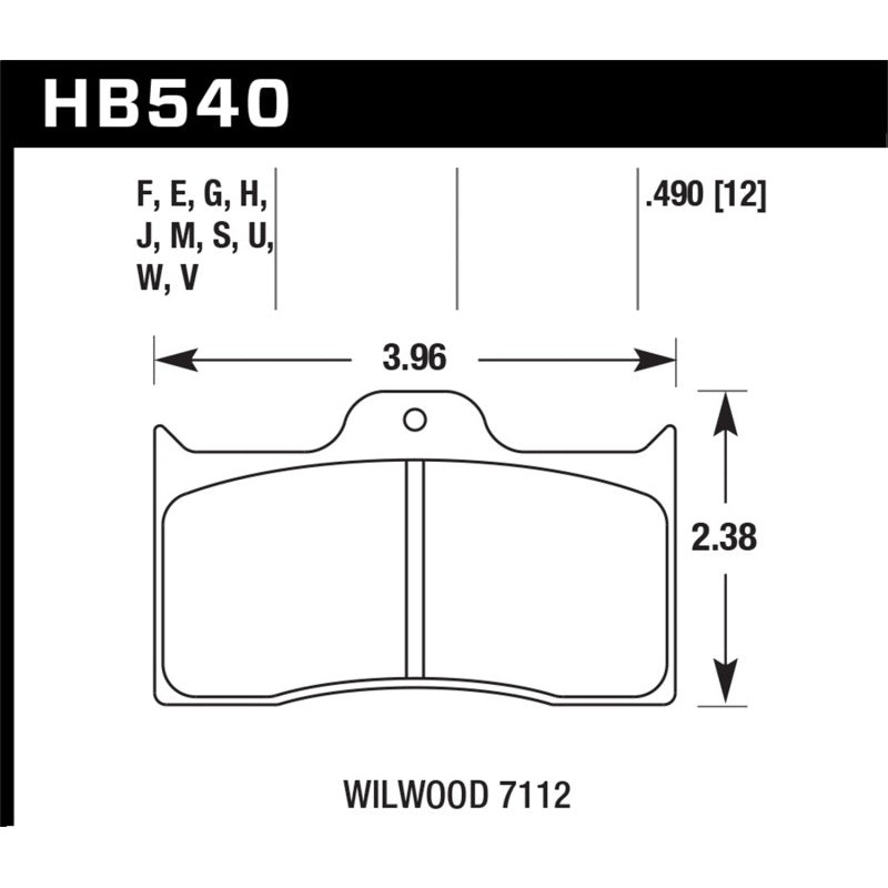 Hawk Wilwood DTC-30 Brake Pads