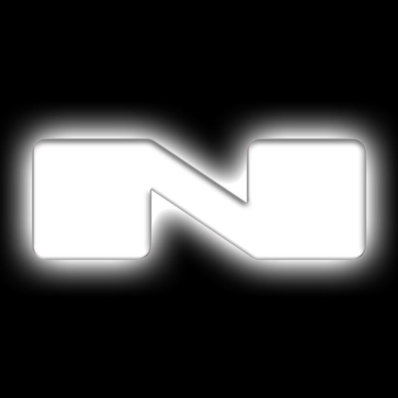 ORACLE Lighting Universal Illuminated LED Letter Badges – Matte Wht Surface Finish – N