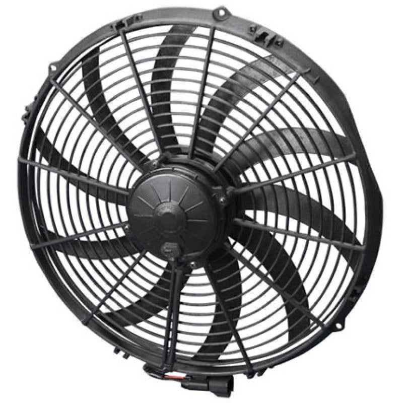 SPAL 2467 CFM 16in High Performance Race Fan – Pull/Curved (VA18-AP70/LL/F-59A)