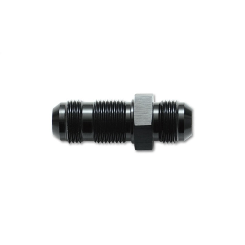 Vibrant -16AN Flare Straight Bulkhead Adapter Fitting – Aluminum