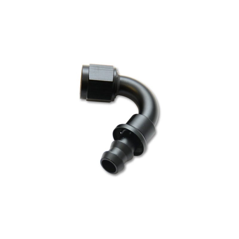 Vibrant Push-On 120 Degree Hose End Elbow Fitting – -10AN