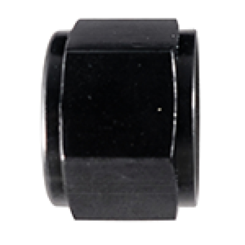 Fragola -12AN Aluminum Flare Cap – Black