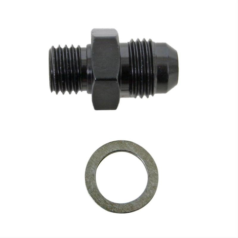 Fragola -6AN x 12mm x 1.5 Male Adapter-Weber – Black
