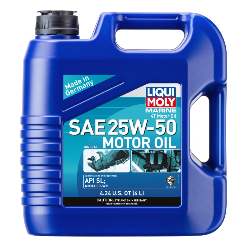 LIQUI MOLY 4L Marine 4T Motor Oil SAE 25W50