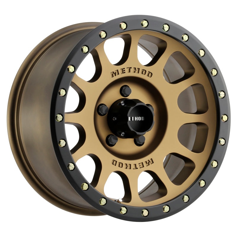 Method MR305 NV 18×9 +25mm Offset 5×150 116.5mm CB Method Bronze/Black Street Loc Wheel