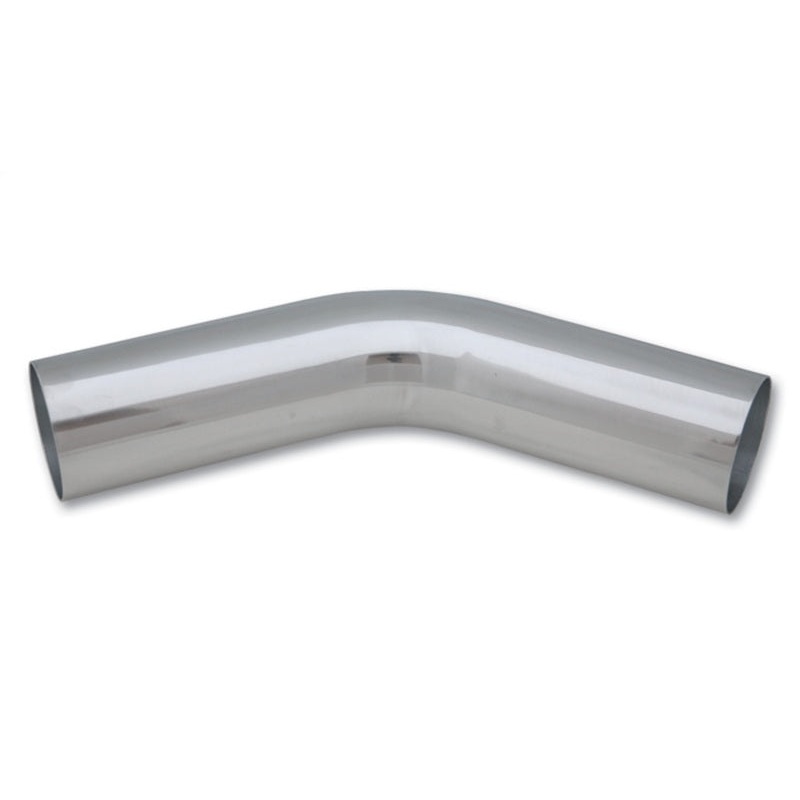 Vibrant 1in O.D. Universal Aluminum Tubing (45 Degree Bend) – Polished