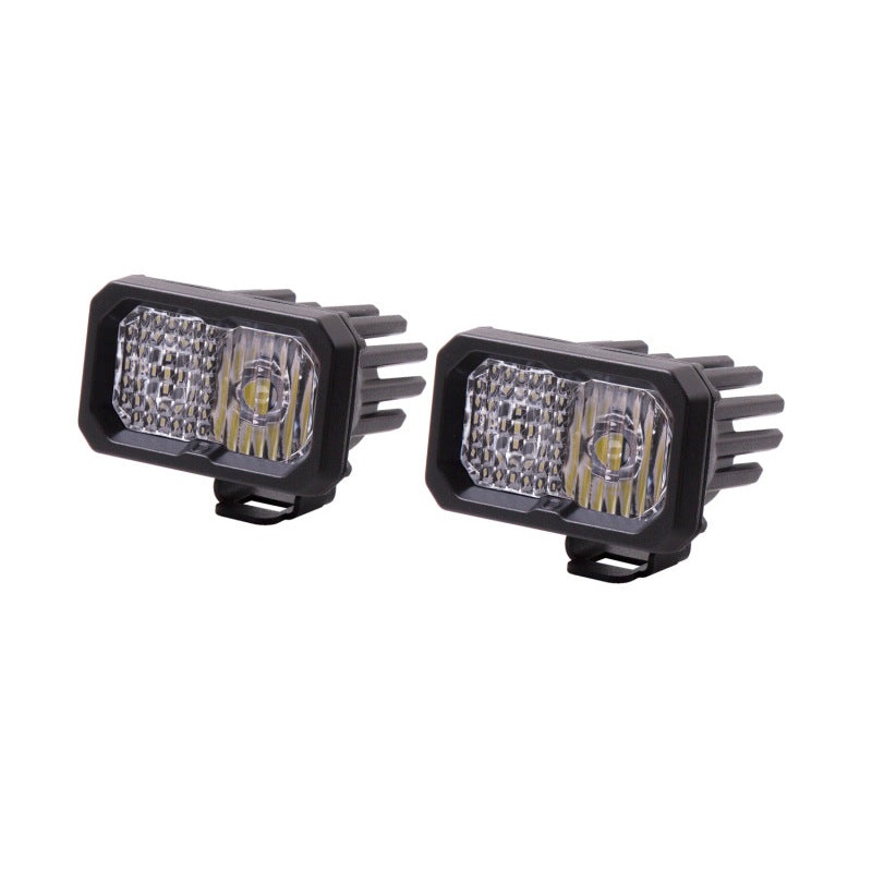 Diode Dynamics Stage Series 2 In LED Pod Pro – White Combo Standard ABL (Pair)