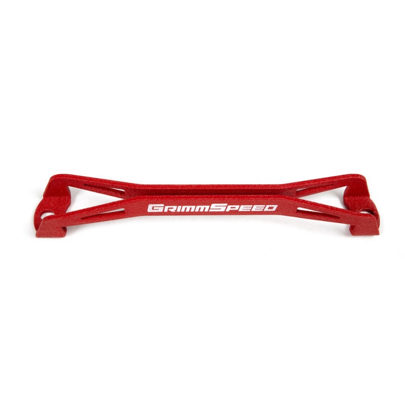 GrimmSpeed 08-18 Subaru WRX/STI Lightweight Battery Tie Down – Red