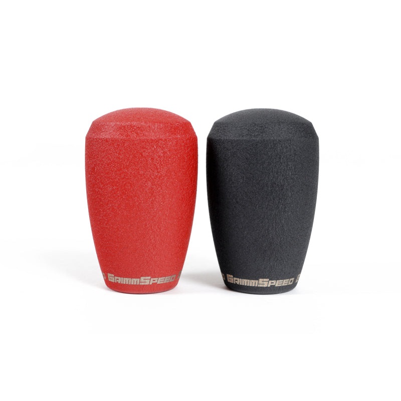 GrimmSpeed Shift Knob Stainless Steel – Subaru 5 Speed and 6 Speed Manual Transmission – Red