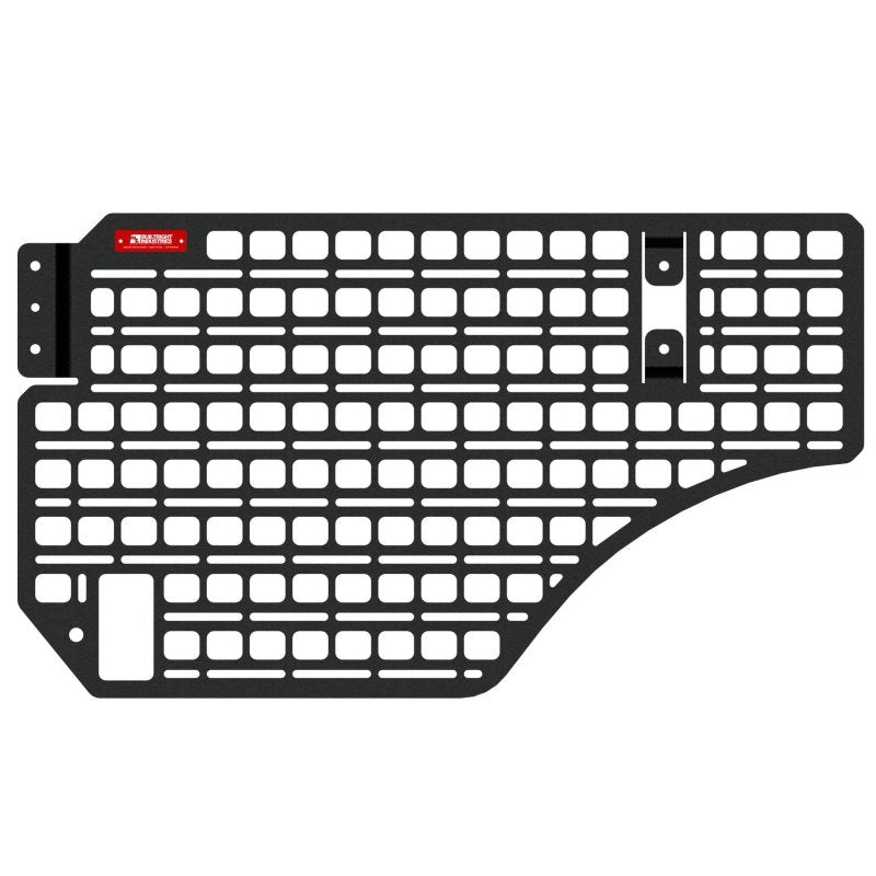 BuiltRight Industries 2019+ RAM 1500 Any Bed Bedside Rack System – Driver Rear Panel