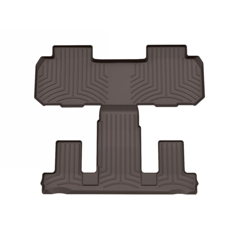 WeatherTech 18-23 Chevrolet Traverse w/2nd Row Bench or Bucket Rear FloorLiner HP – Cocoa