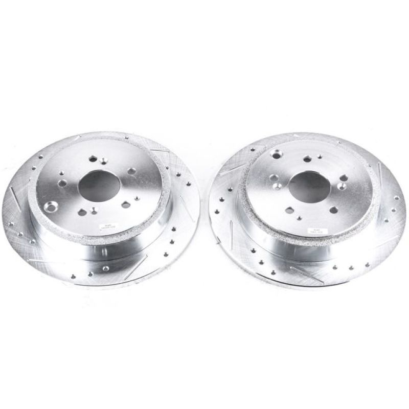 Power Stop 01-06 Acura MDX Rear Evolution Drilled & Slotted Rotors – Pair
