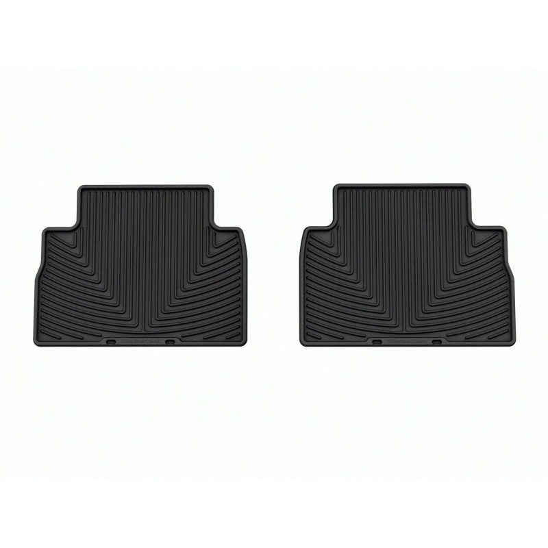 WeatherTech 21-23 Hyundai Santa Fe (Incl. 22-23 Plug-In Hybrid) Rear All-Weather Floor Mats – Black