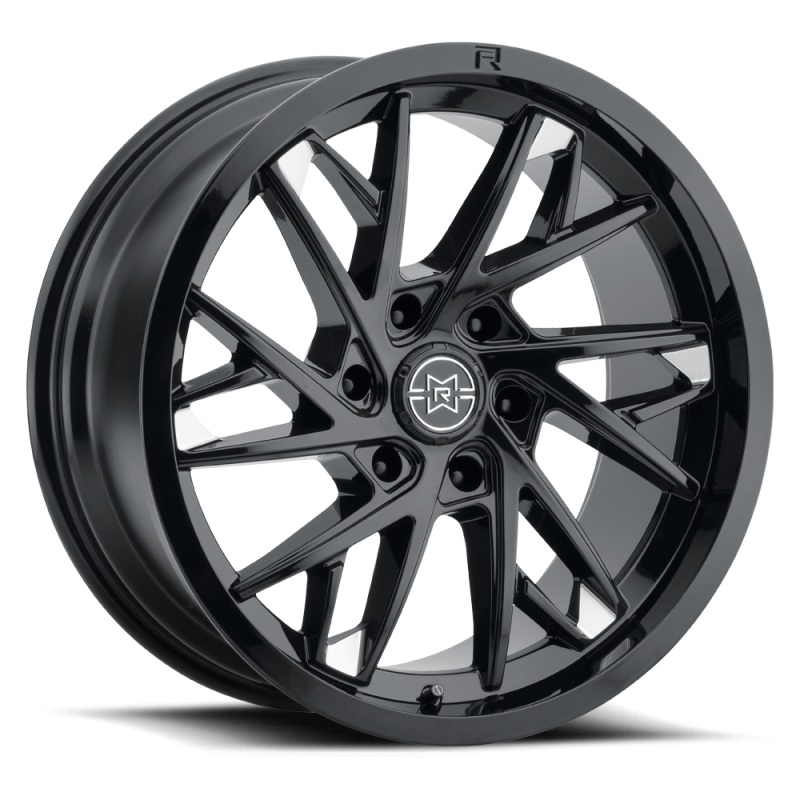 Method Raised MR801 22×12 / 8×6.5 BP / -40mm Offset / 121.3mm Bore – Gloss Black Milled Wheel